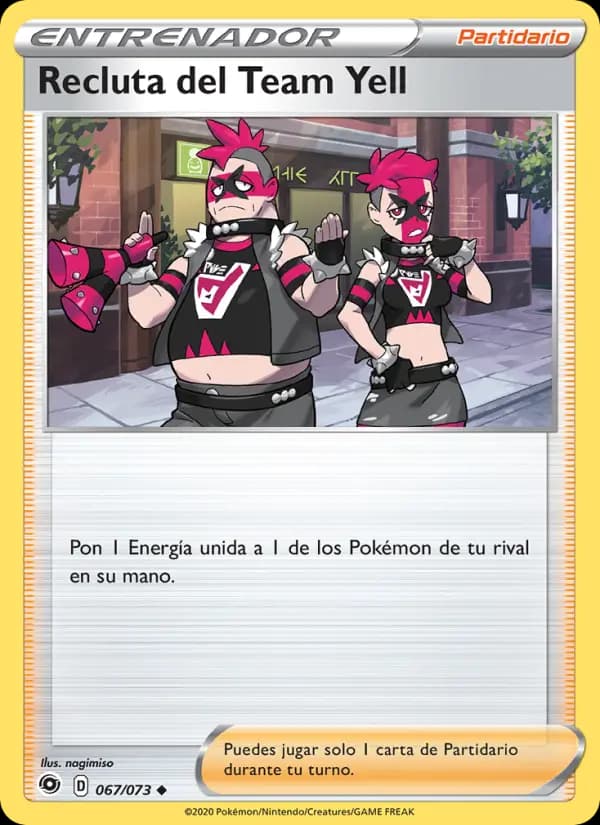 Recluta del Team Yell