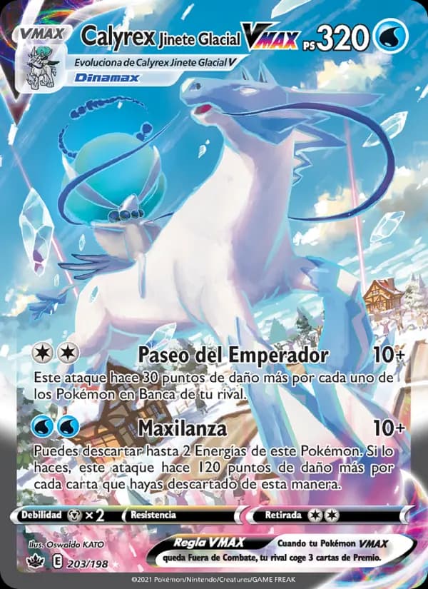 Calyrex Jinete Glacial VMAX