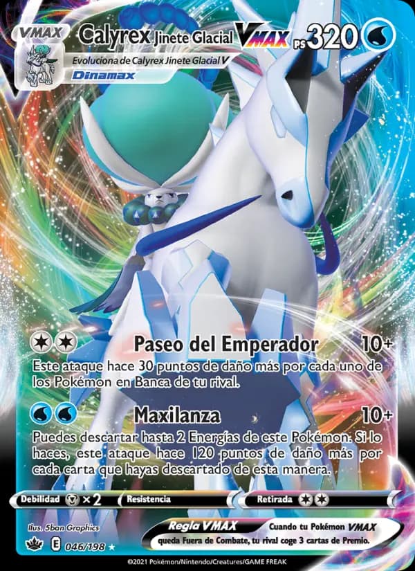 Calyrex Jinete Glacial VMAX