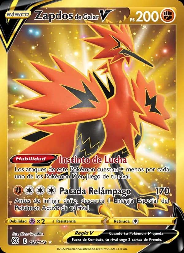 Zapdos de Galar V