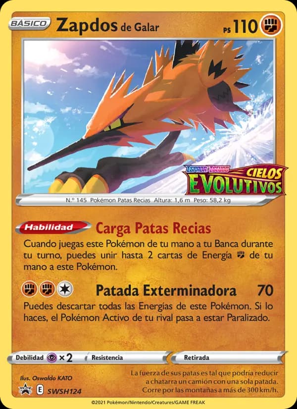 Zapdos de Galar