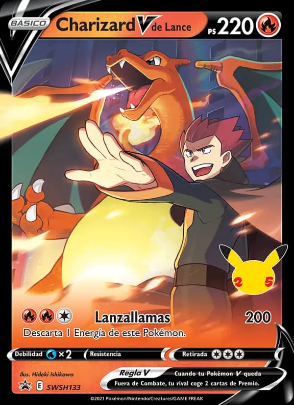 Charizard V de Lance