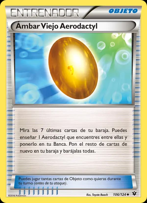 Ámbar Viejo Aerodactyl