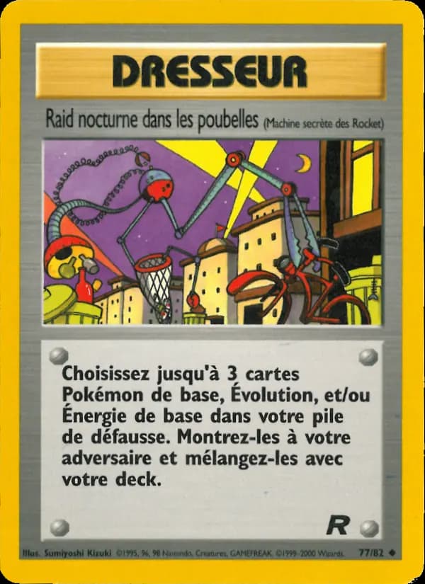 Raid nocturne dans les poubelles