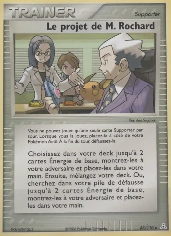 Le projet de M. Rochard