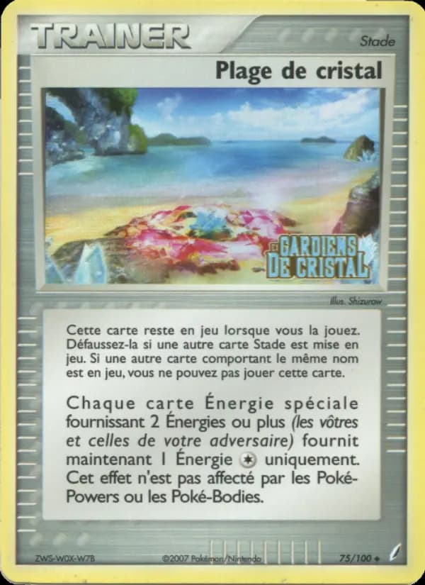 Plage de cristal