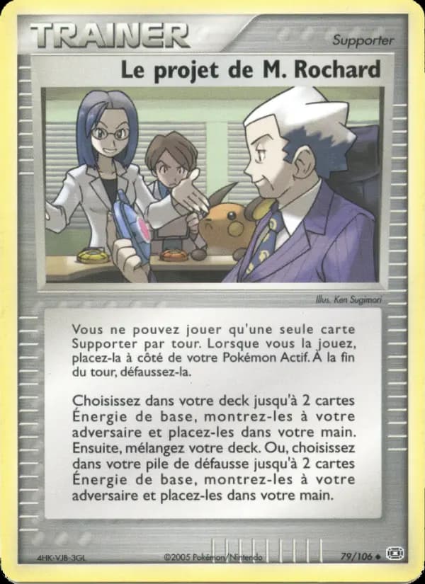 Le projet de M. Rochard