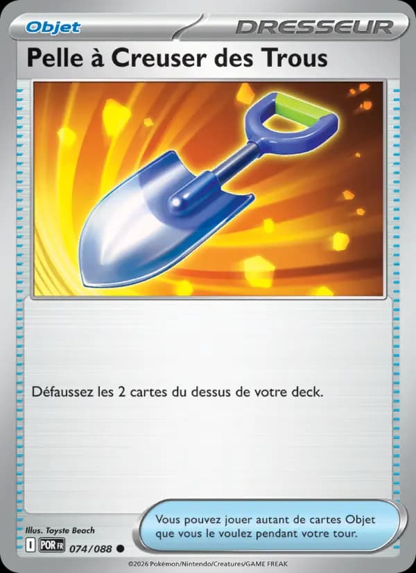 Pelle à Creuser des Trous