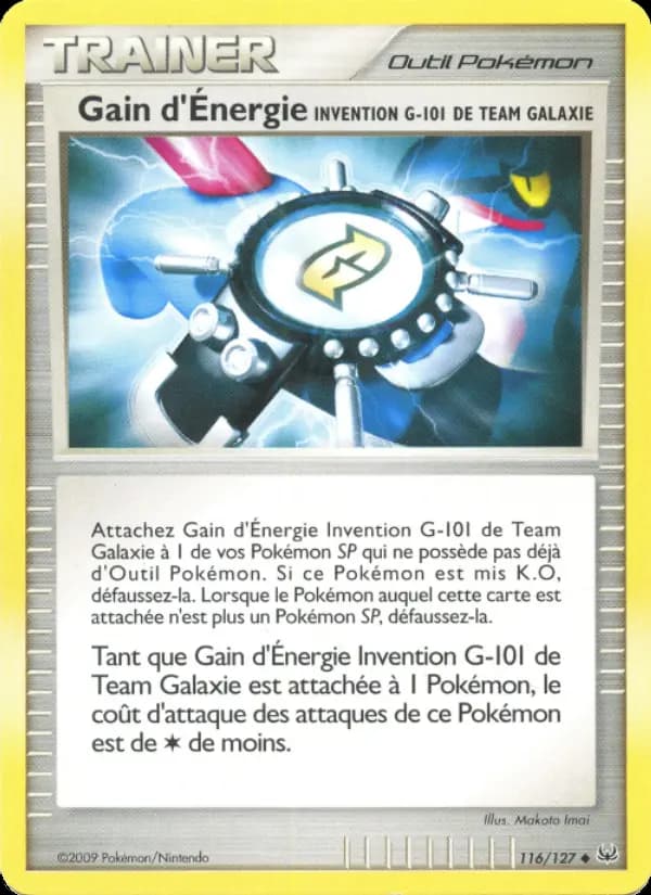 Gain d'Énergie Invention G-101 de Team Galaxie