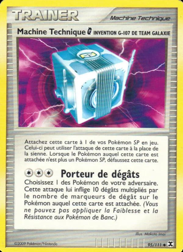 Machine Technique  Invention G-107 de Team Galaxie