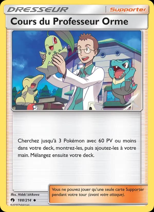 Cours du Professeur Orme