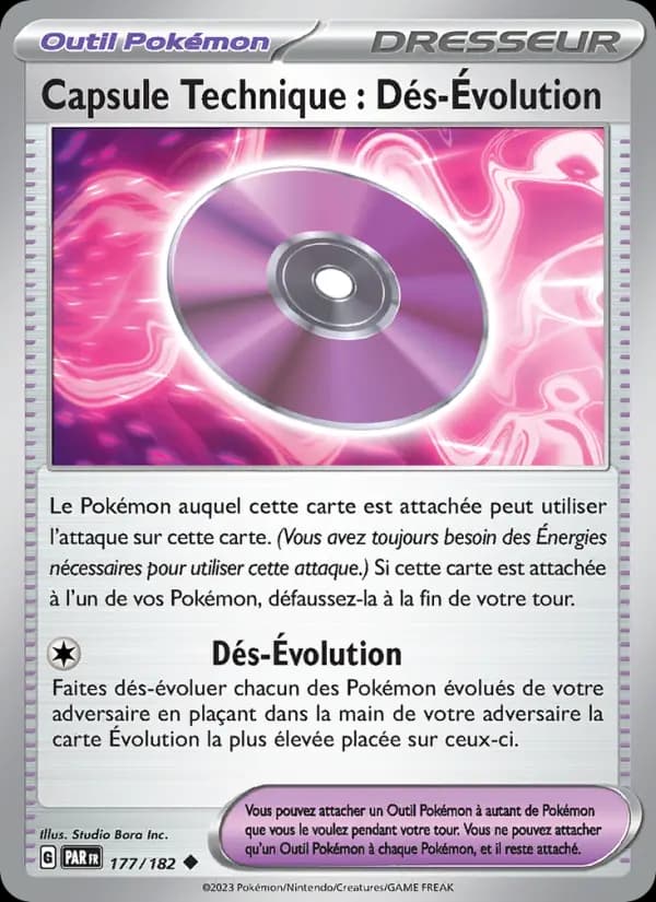 Capsule Technique : Dés-Évolution