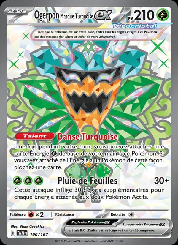 Ogerpon Masque Turquoise-ex