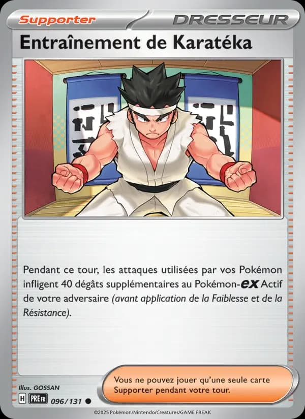 Entraînement de Karatéka