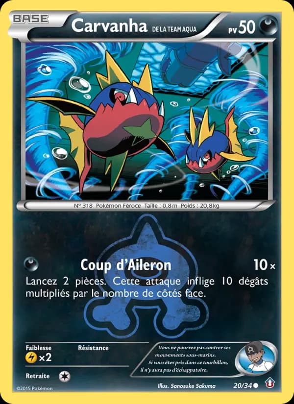 Carvanha de la Team Aqua