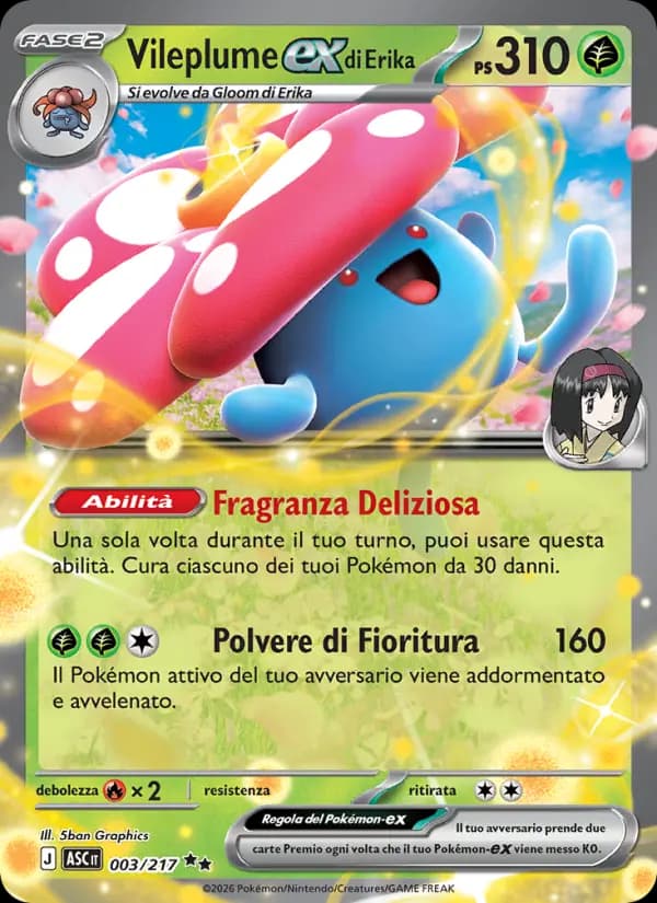 Vileplume-ex di Erika