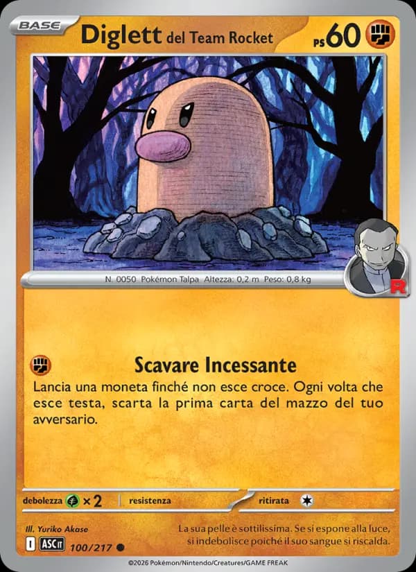 Diglett del Team Rocket