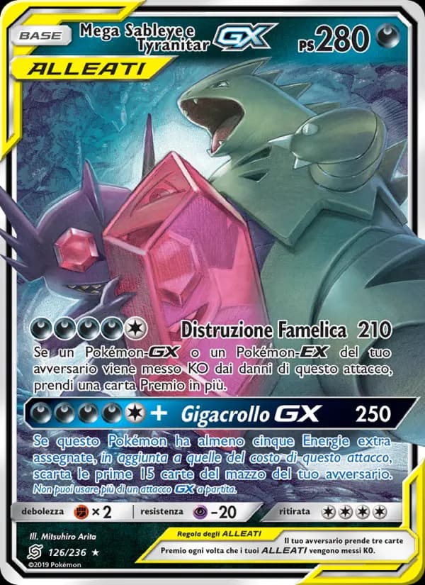 Mega Sableye e Tyranitar GX