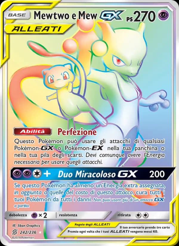 Mewtwo e Mew GX