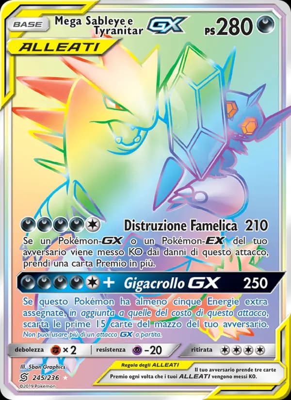 Mega Sableye e Tyranitar GX