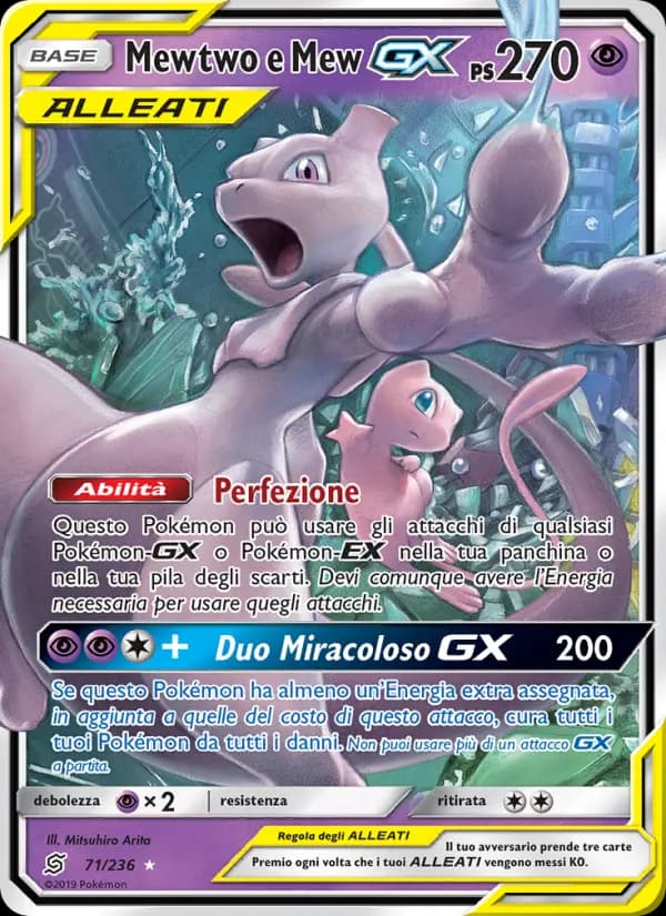 Mewtwo e Mew GX