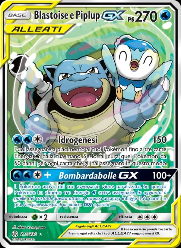 Blastoise e Piplup GX
