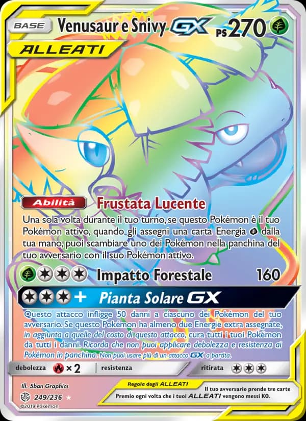 Venusaur e Snivy GX