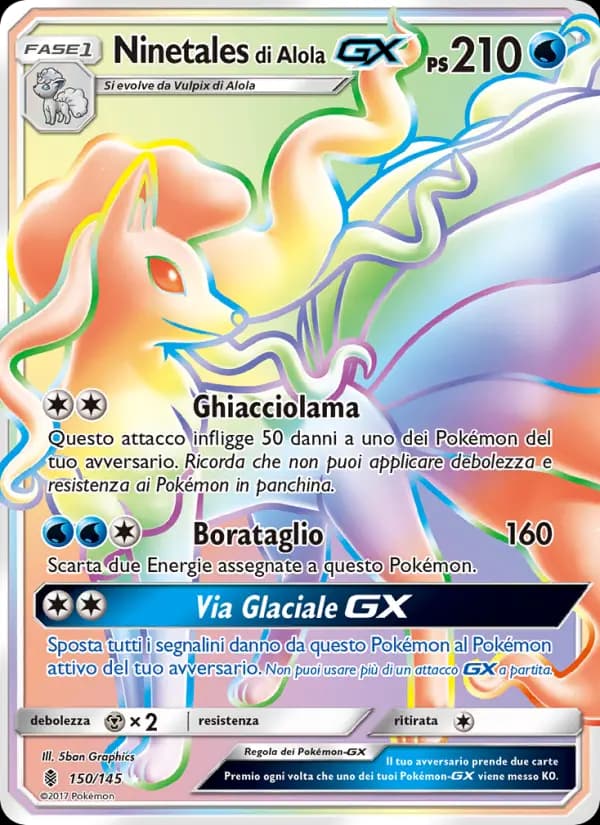 Ninetales di Alola GX