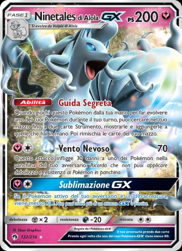 Ninetales di Alola GX