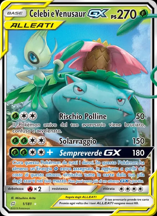 Celebi e Venusaur GX