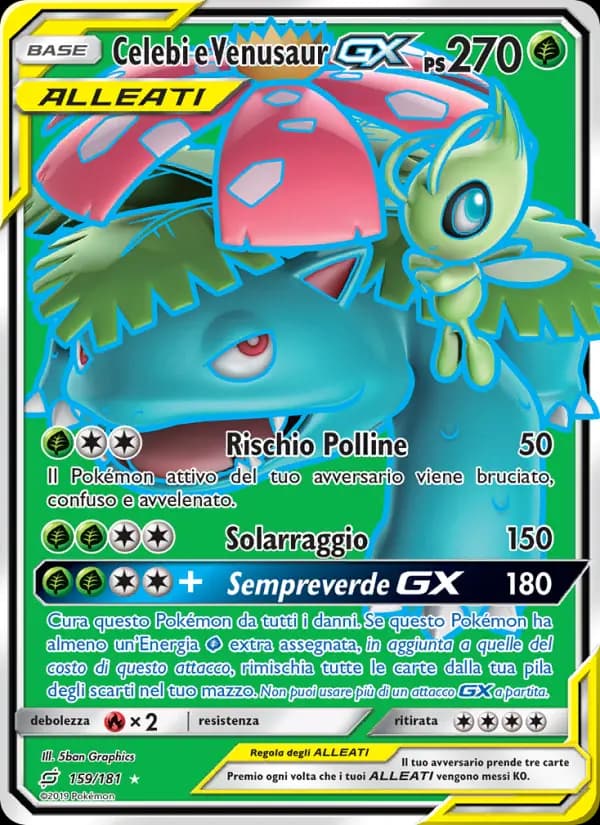 Celebi e Venusaur GX