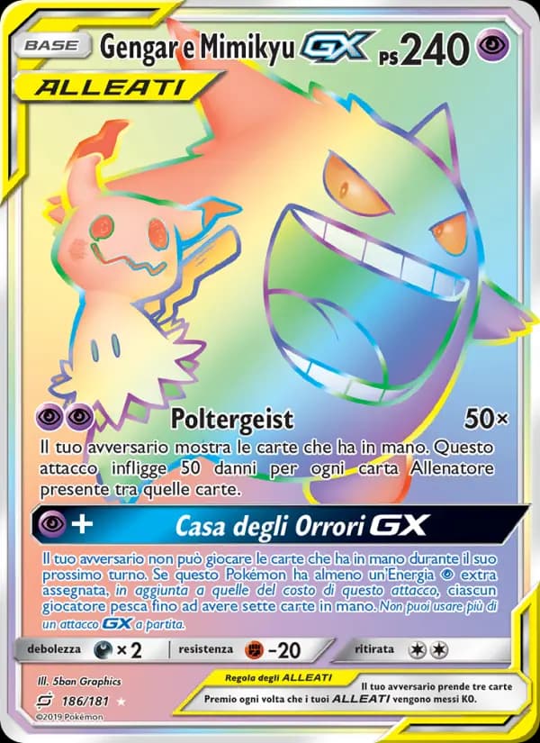 Gengar e Mimikyu GX