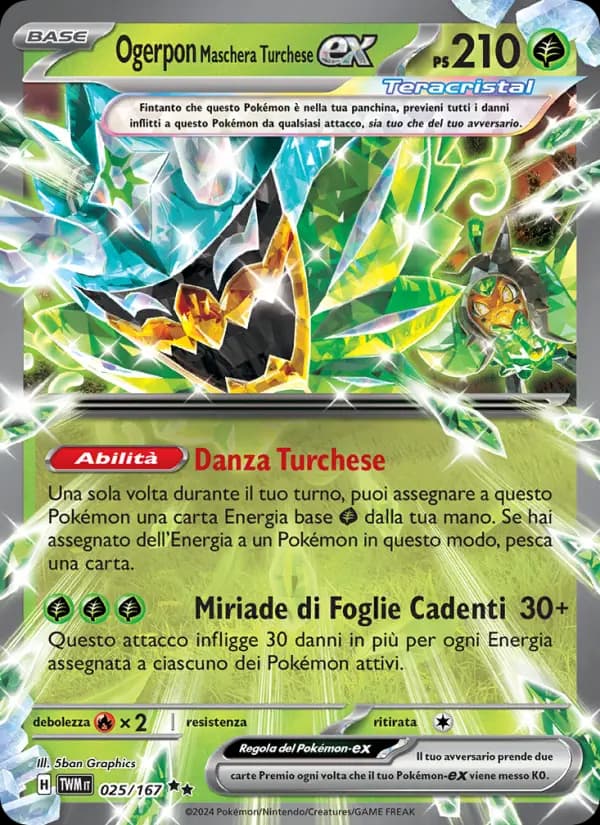 Ogerpon Maschera Turchese-ex