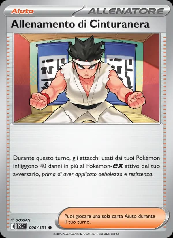 Allenamento di Cinturanera