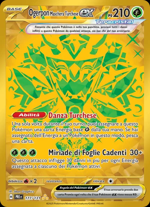 Ogerpon Maschera Turchese-ex