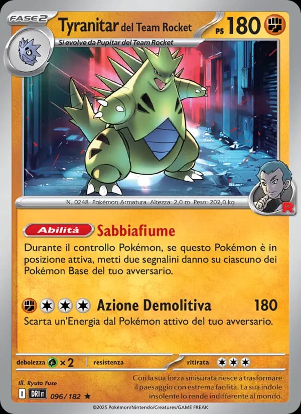 Tyranitar del Team Rocket