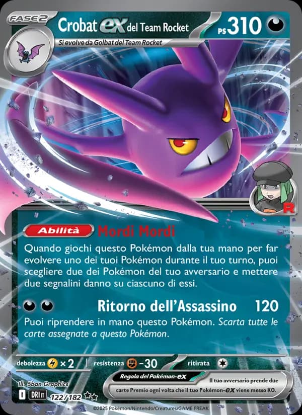 Crobat-ex del Team Rocket