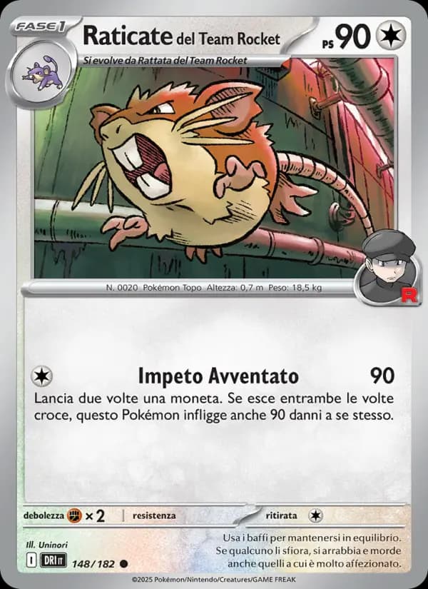 Raticate del Team Rocket