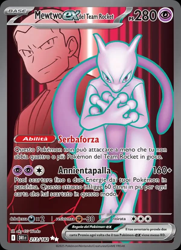 Mewtwo-ex del Team Rocket