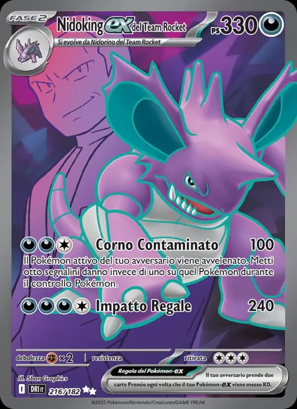 Nidoking-ex del Team Rocket