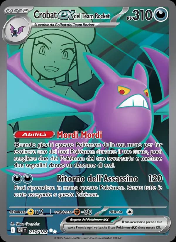 Crobat-ex del Team Rocket