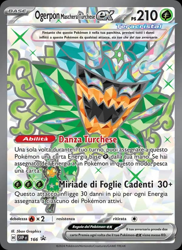 Ogerpon Maschera Turchese-ex