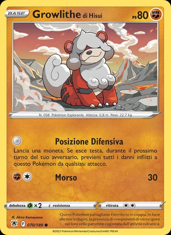 Growlithe di Hisui
