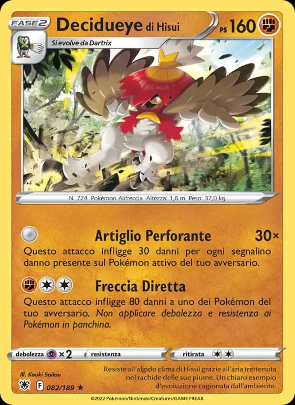 Decidueye di Hisui