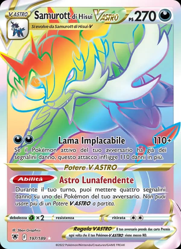 Samurott di Hisui V ASTRO