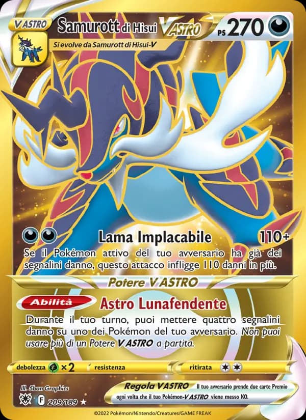 Samurott di Hisui V ASTRO