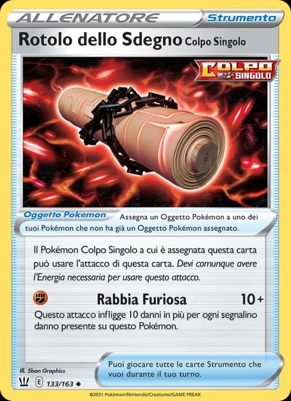 Rotolo dello Sdegno Colpo Singolo