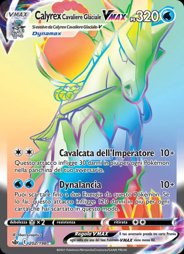 Calyrex Cavaliere Glaciale VMAX
