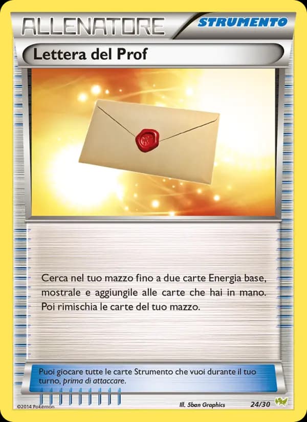 Lettera del Prof
