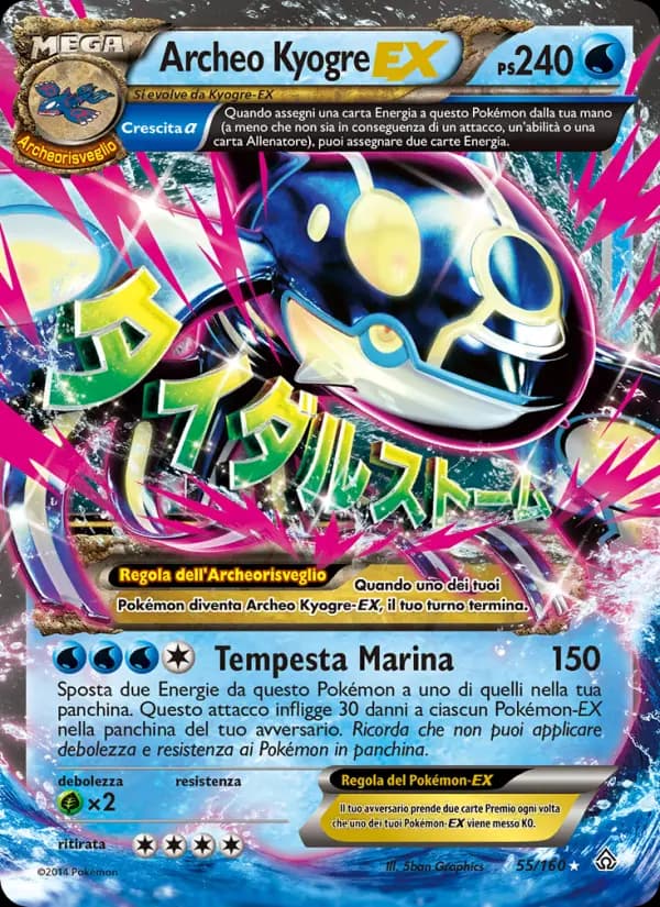 Archeo Kyogre EX